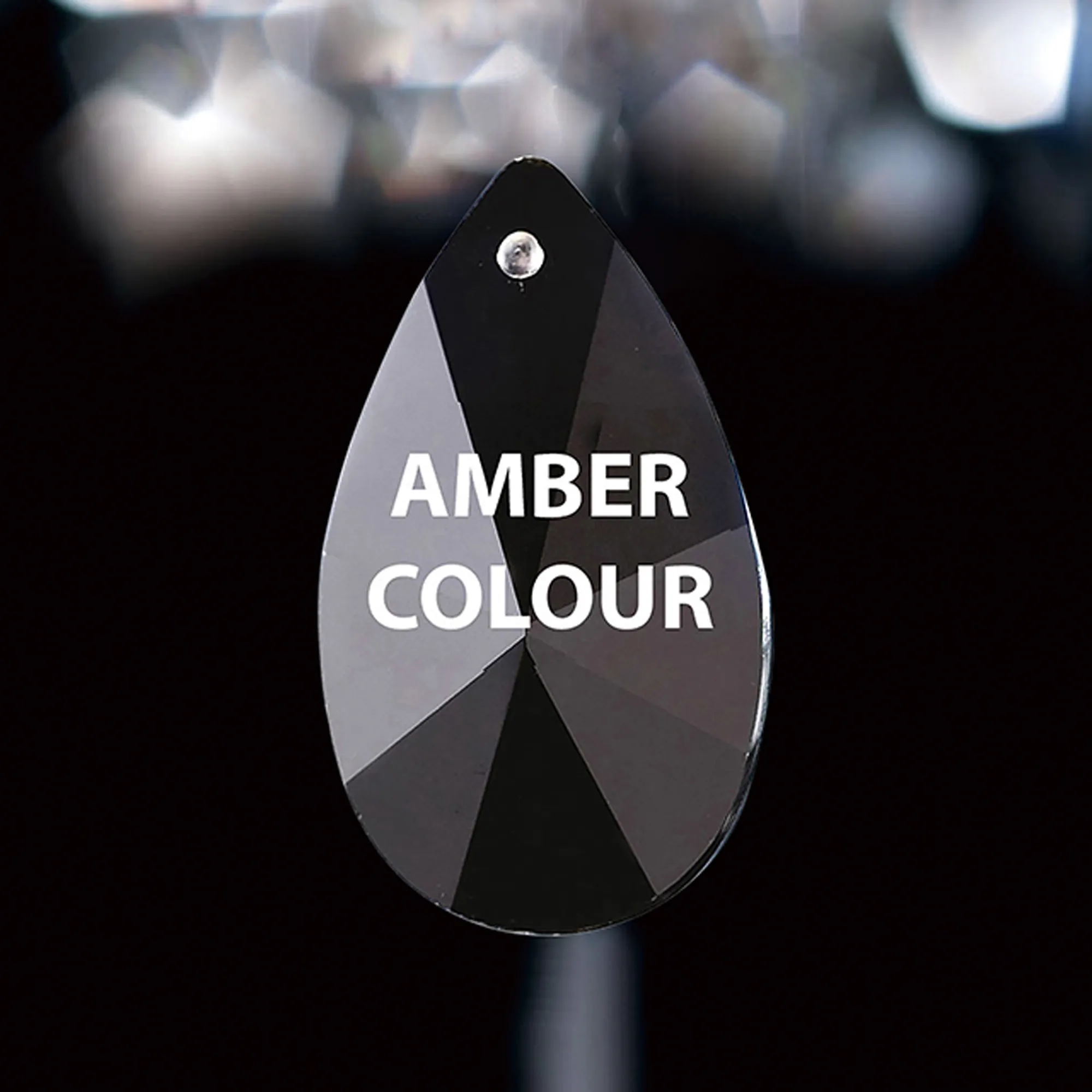 C20153  Crystal Star Pendalogue Without Ring 50mm